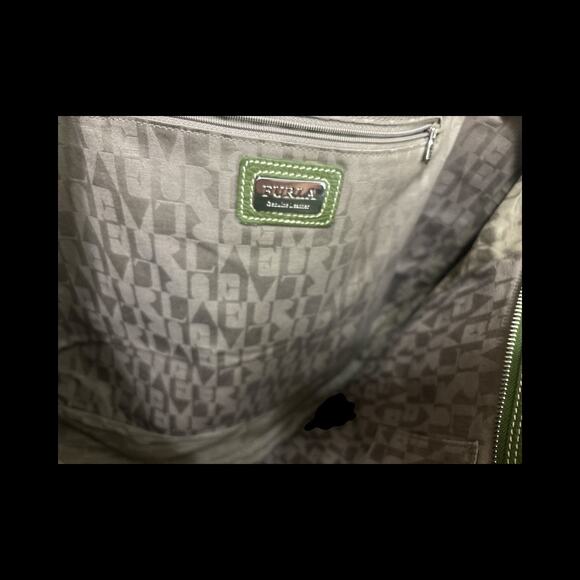 Furla Olive Green Shoulder Bag REHAB - Picture 4 of 10